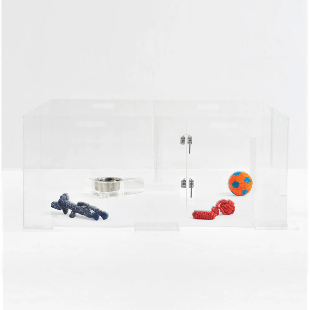 Clear Pet Playpen, 32" High with Door - Image 12