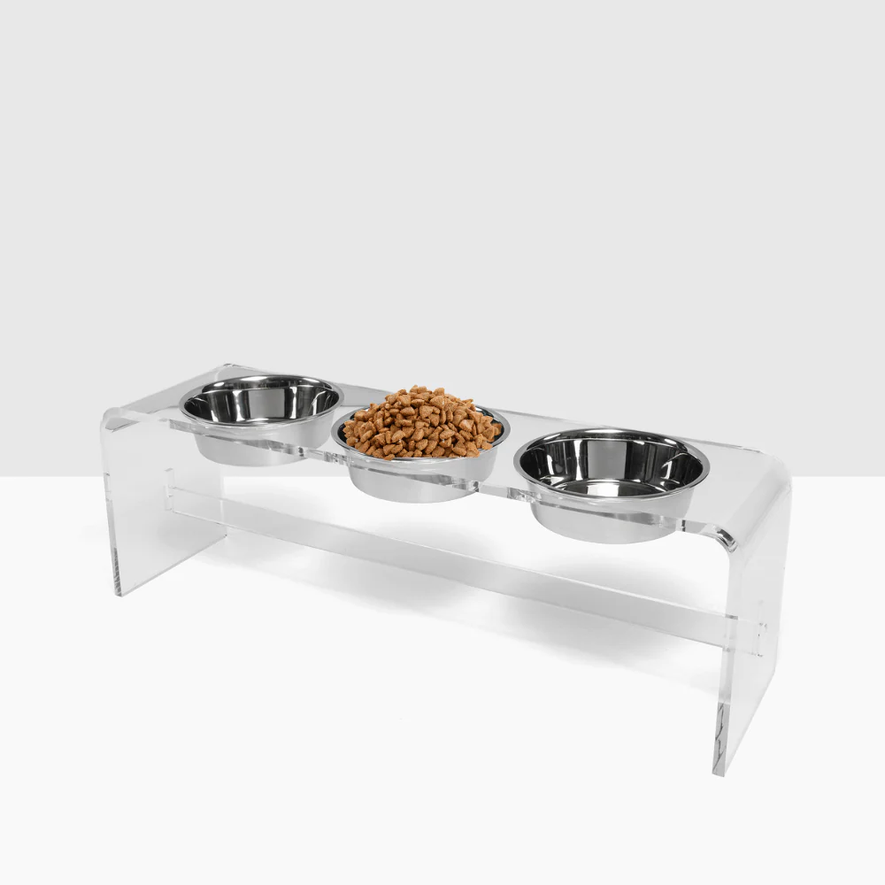 Tall Triple Silver Feeder - Image 3