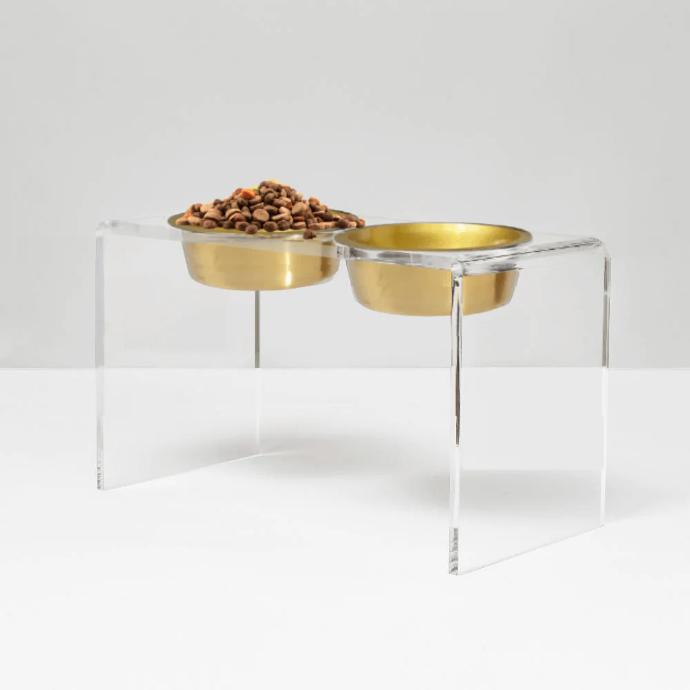 Tall Gold Double Feeder - Image 7